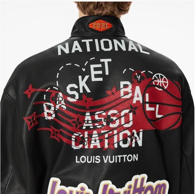 LOUIS VUITTON NBAロゴスレザーヒーロージャケット1A90LC