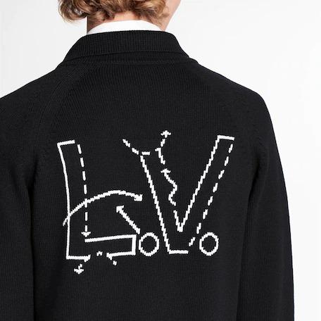 LOUIS VUITTON LVXNBA ニットジャケット 1A8H6L