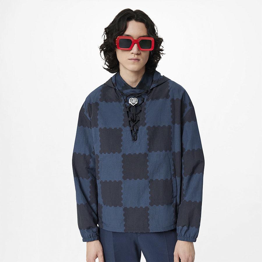 LOUIS VUITTON LV ジャイアントダミエレースウインドブレーカ 1A0256