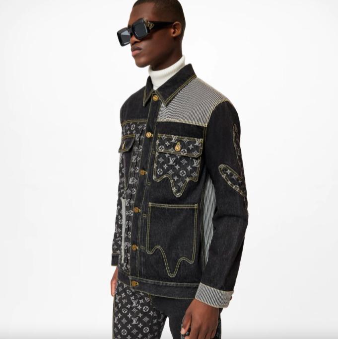 LouisVuitton NIGOコラボ モノグラム デニムジャケット 1A9K64
