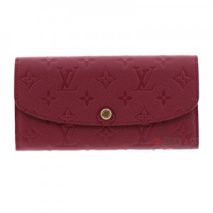 ルイヴィトン モノグラム・アンプラント/レザン ポルトフォイユ・エミリー LOUIS VUITTON 財布 M62015