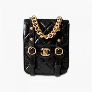 CHANEL シャネル ミニ フラップ バッグ ショルダー ロゴ AS2695 B06361 94305
