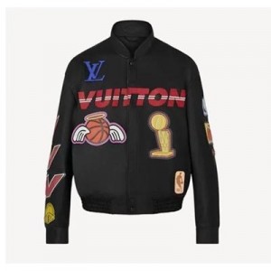 LOUIS VUITTON NBAロゴスレザーヒーロージャケット1A90LC
