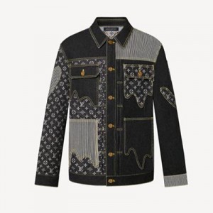 LouisVuitton NIGOコラボ モノグラム デニムジャケット 1A9K64