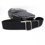 ルイ ヴィトン LOUIS VUITTON グラフィット ボディバッグ  グラフィット ブラック グレー系 メンズ N40273