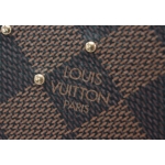 ルイヴィトン　ダミエ　LV　ラウンドファスナー長財布　ジッピー・ウォレット　スタッズ　エベヌ N60122