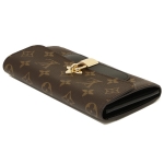 ルイヴィトン LOUIS VUITTON 長財布 モノグラム ポルトフォイユ フラワー ノワール M62577