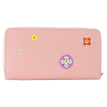 ルイヴィトン 長財布(ラウンドファスナー)   エピ EPI ジッピー・ウォレット レディース PINK ピンク/マルチ クリスマス レザーパッチ フェミニン M62067