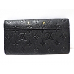 ルイヴィトン LOUIS VUITTON 長財布 アンプラント ポルトフォイユ メティス ノワール M62458