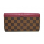 ルイヴィトン LOUIS VUITTON 長財布 レディース ダミエ ポルトフォイユクラプトン N64448