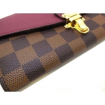 ルイヴィトン LOUIS VUITTON 長財布 レディース ダミエ ポルトフォイユクラプトン N64448