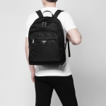 プラダ PRADA リュックバッグ メンズ バックパック ブラック 2VZ048 973 F0002