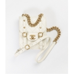 CHANEL シャネル ミニ フラップ バッグ ショルダー ロゴ AS2695 B06361 10601