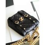 CHANEL シャネル ミニ フラップ バッグ ショルダー ロゴ AS2695 B06361 94305