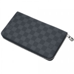 ルイヴィトン ダミエ・グラフィット　LV　メンズ　ラウンドファスナー長財布　トラベル　ジッピー・オーガナイザー  N60111