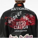 LOUIS VUITTON NBAロゴスレザーヒーロージャケット1A90LC