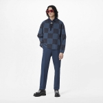 LOUIS VUITTON LV ジャイアントダミエレースウインドブレーカ 1A0256