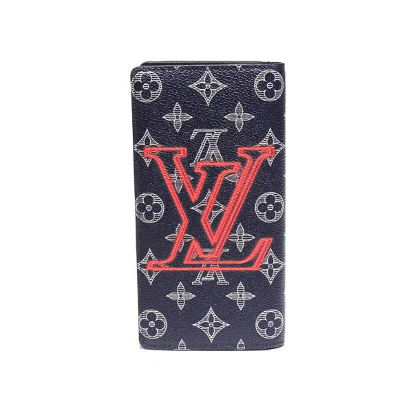 ルイヴィトン LOUIS VUITTON メンズ財布 ポルトフォイユ ブラザ モノグラム アップサイドダウン インク M62893