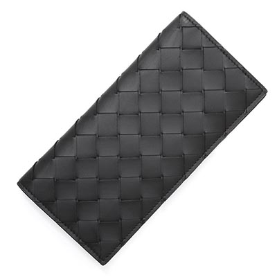 ボッテガヴェネタ BOTTEGA VENETA 二つ折り長財布 ブラック メンズ 635077 vcpq6 1205
