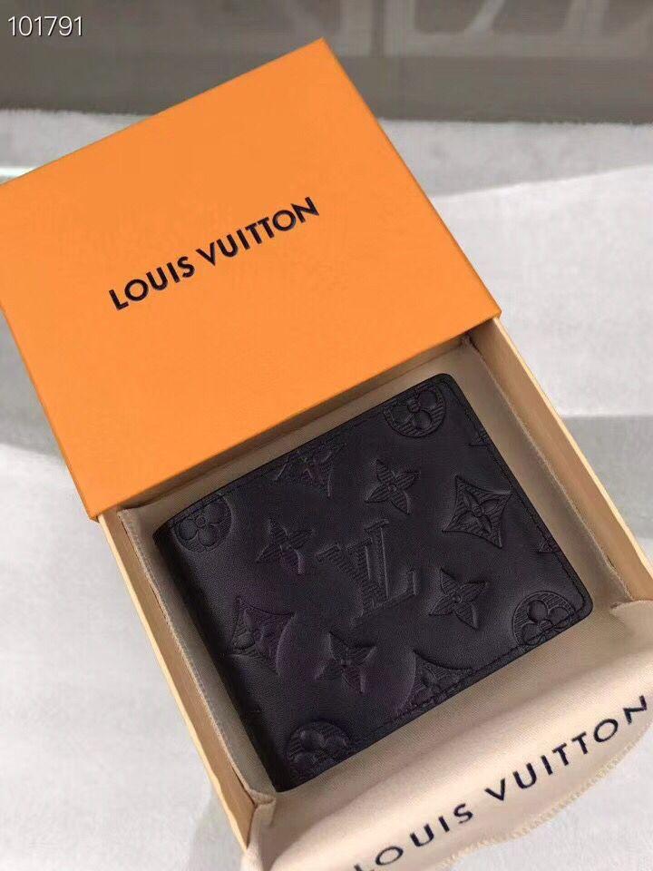 ルイヴィトン LOUISVUITTON モノグラムシャドウ ポルトフォイユミュルティプル 二つ折り札入れ イニシャル M62901