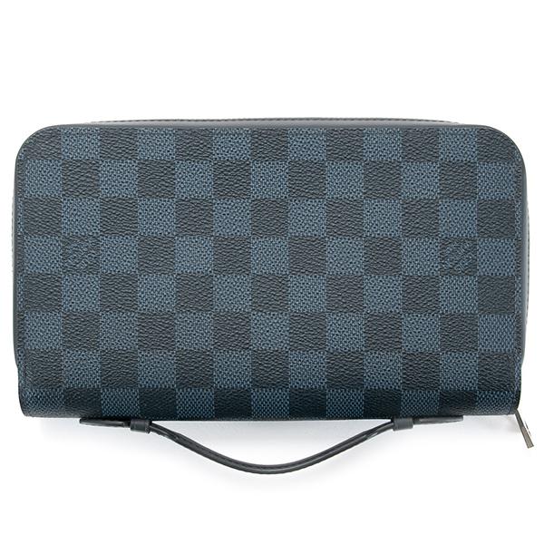 ルイヴィトン  長財布 LOUISVUITTON メンズ マルチケース ジッピー×L ダミエ･コバルト N41590