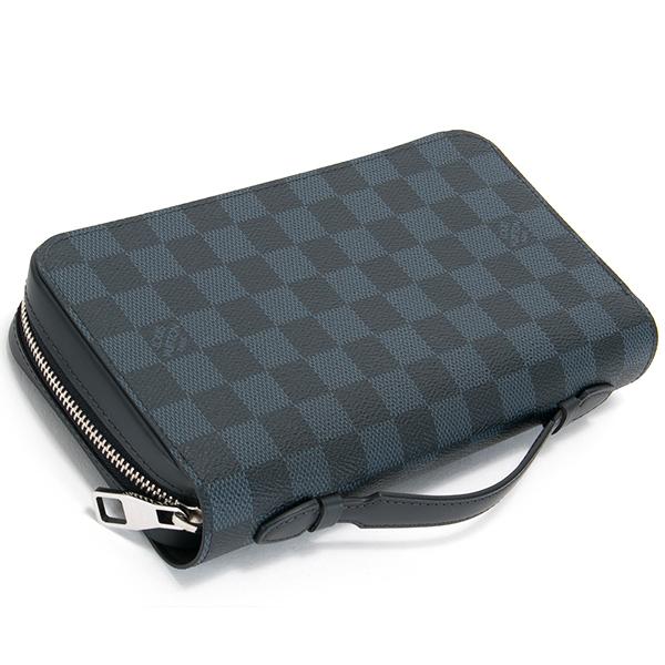 ルイヴィトン  長財布 LOUISVUITTON メンズ マルチケース ジッピー×L ダミエ･コバルト N41590