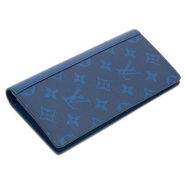 ルイヴィトン 長財布 ポルトフォイユ・ブラザ モノグラム タイガ コバルト M30297