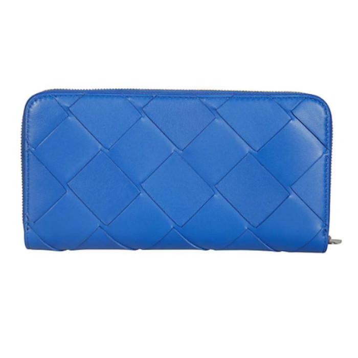 ボッテガヴェネタ BOTTEGA VENETA ラウンドファスナー 長財布 小銭入れ付き グリーン メンズ 573431 VO0BI 4248