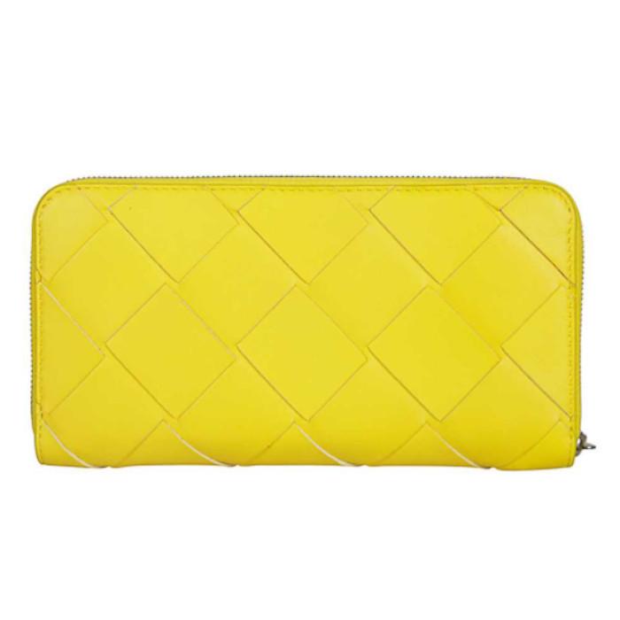 ボッテガヴェネタ BOTTEGA VENETA ラウンドファスナー 長財布 小銭入れ付き グリーン メンズ 573431 VO0BI 7124