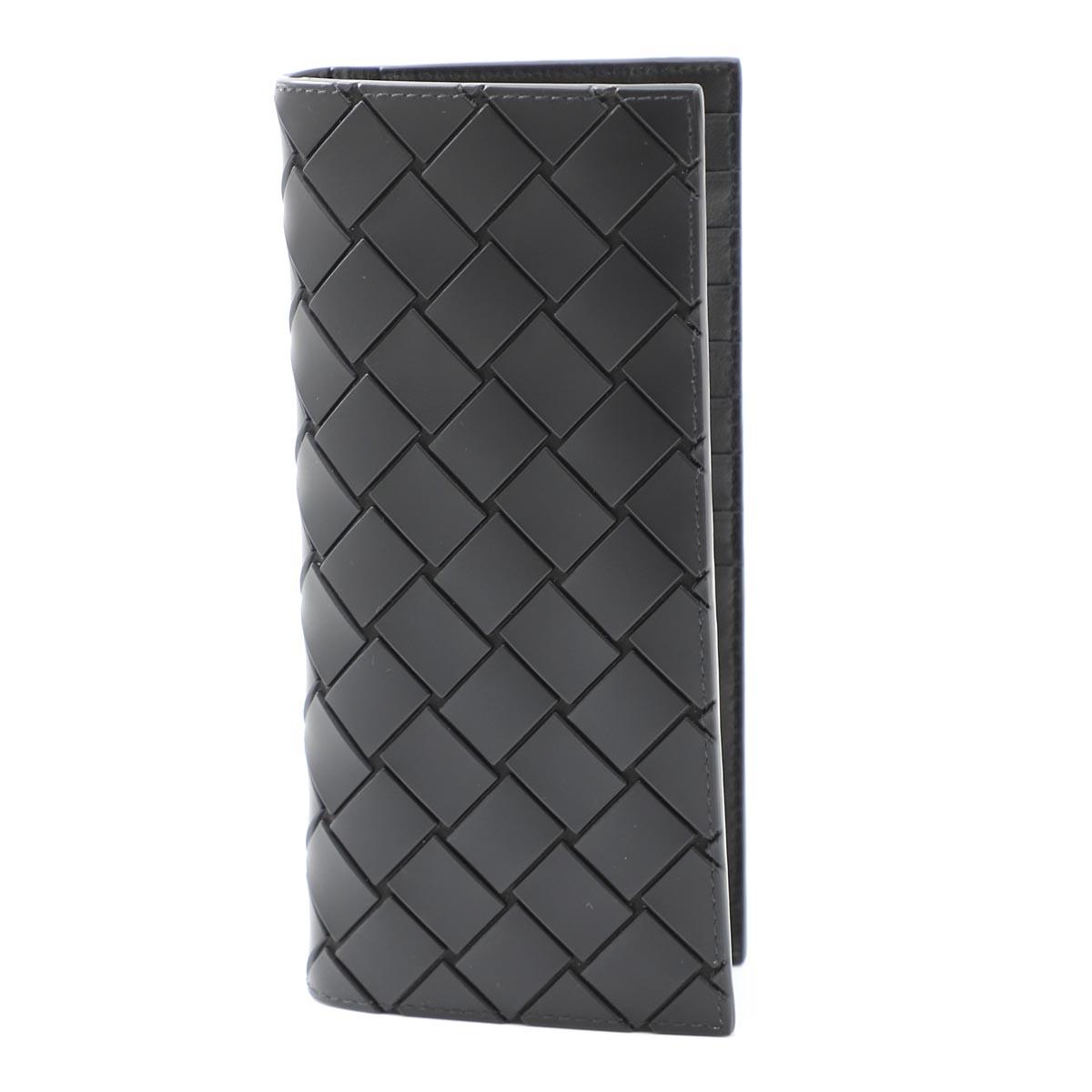 ボッテガヴェネタ BOTTEGA VENETA 二つ折りコンチネンタルウォレット長財布 ブラック メンズ 635077 vbwl1 8803