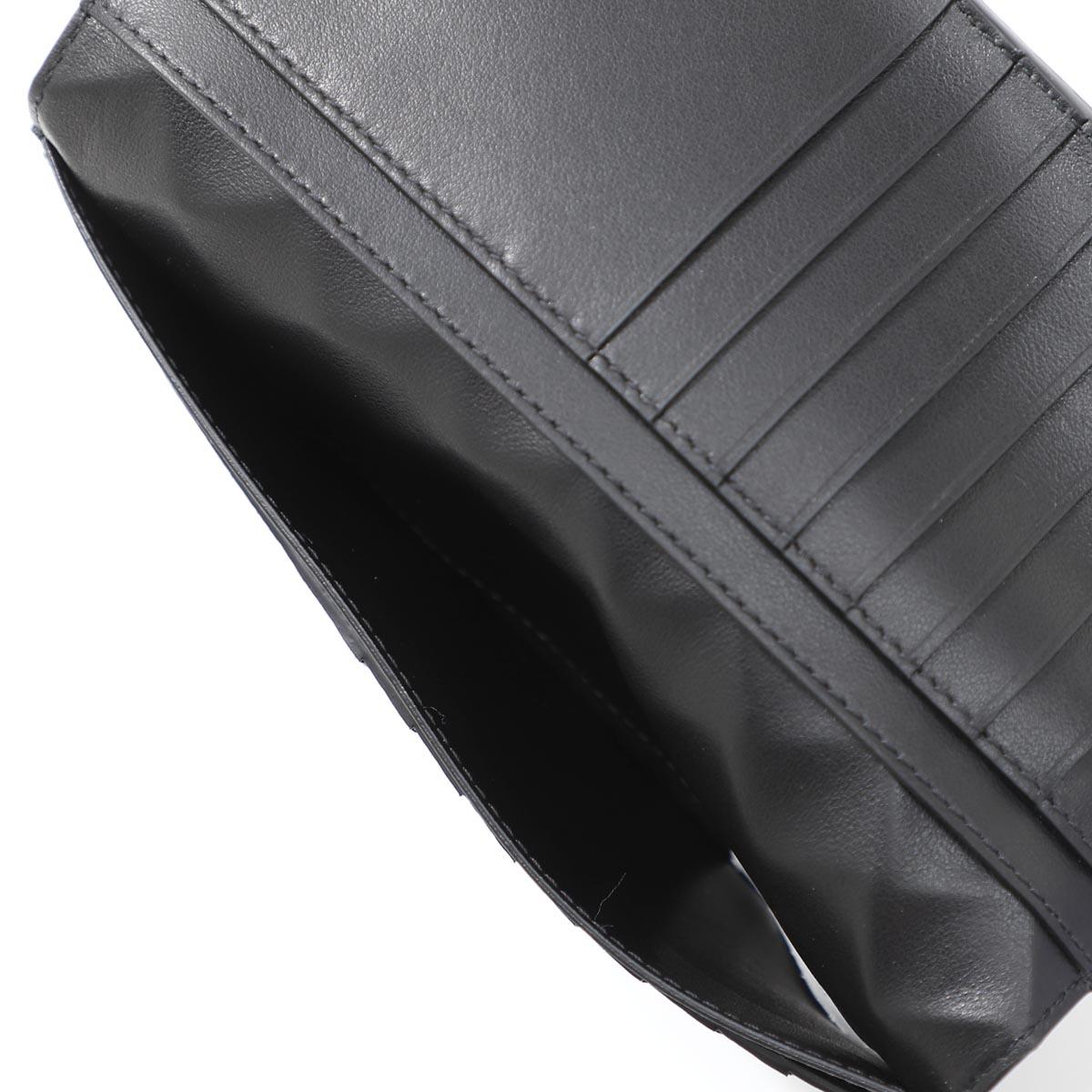 ボッテガヴェネタ BOTTEGA VENETA 二つ折りコンチネンタルウォレット長財布 ブラック メンズ 635077 vbwl1 8803