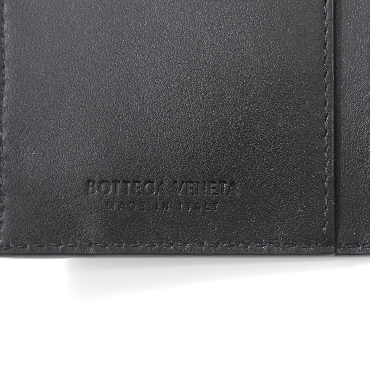 ボッテガヴェネタ BOTTEGA VENETA 二つ折りコンチネンタルウォレット長財布 ブラック メンズ 635077 vbwl1 8803