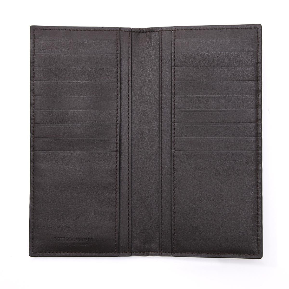 ボッテガヴェネタ BOTTEGA VENETA 二つ折り長財布 ブラック メンズ 635077 vcpq6 1205
