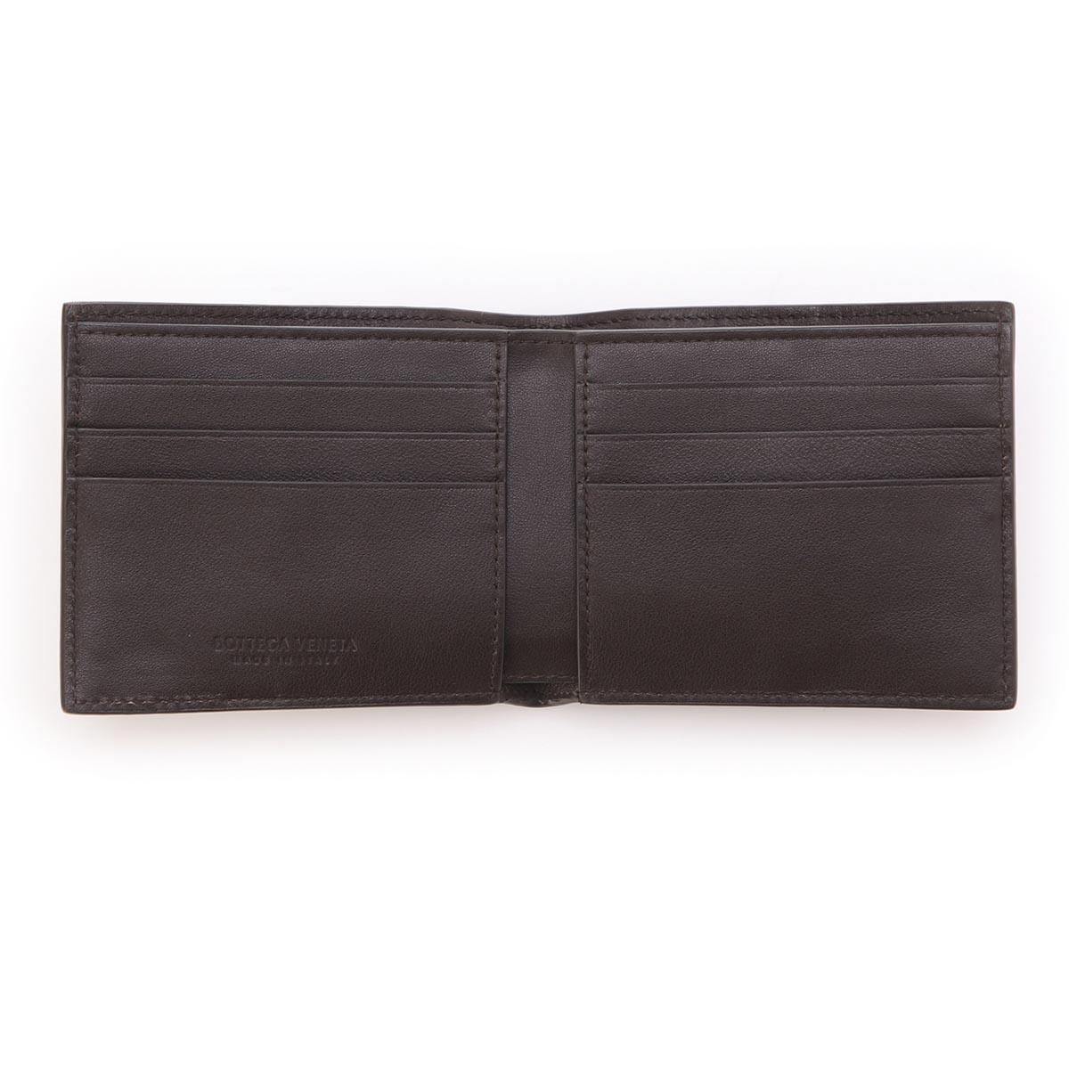 ボッテガヴェネタ BOTTEGA VENETA イントレチャート アーバンレザー 二つ折財布 フォンダン 649603 vbwd2 2145