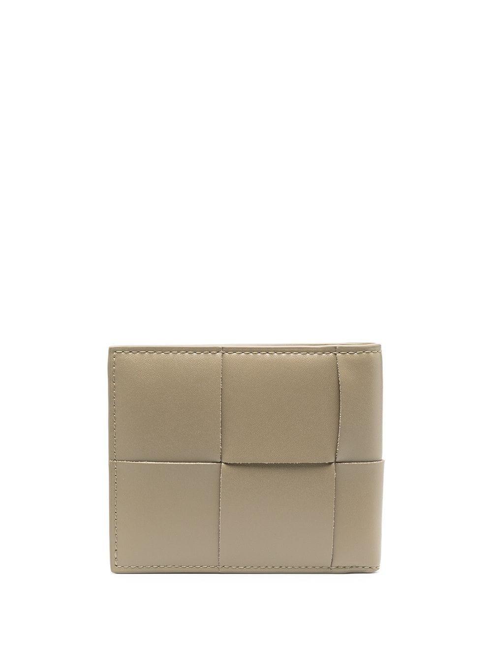 ボッテガヴェネタ BOTTEGA VENETA イントレチャート アーバンレザー 二つ折財布 トープ 649603 VBWD2 1511