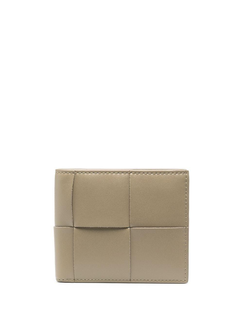 ボッテガヴェネタ BOTTEGA VENETA イントレチャート アーバンレザー 二つ折財布 トープ 649603 VBWD2 1511