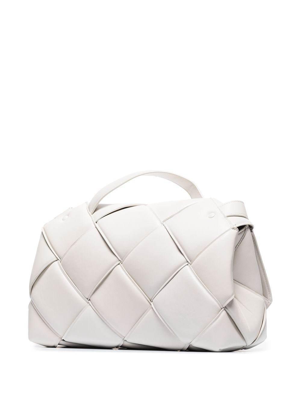 ボッテガ ヴェネタ BOTTEGAVENETA トップ ハンドル ショルダー ハンドバッグ ホワイト 2way 632647 VCQR1 9033