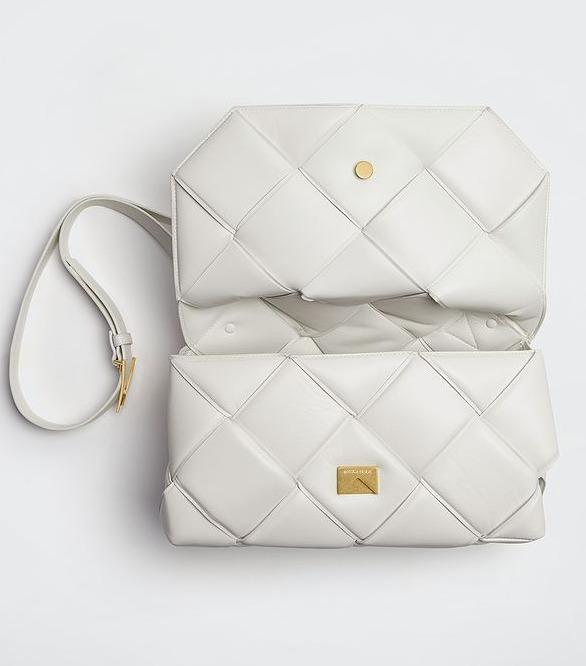 ボッテガ ヴェネタ BOTTEGAVENETA トップ ハンドル ショルダー ハンドバッグ ホワイト 2way 632647 VCQR1 9033