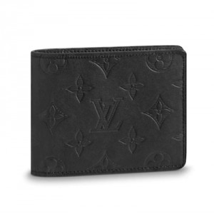 ルイヴィトン LOUISVUITTON モノグラムシャドウ ポルトフォイユミュルティプル 二つ折り札入れ イニシャル M62901