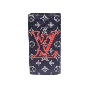 ルイヴィトン LOUIS VUITTON メンズ財布 ポルトフォイユ ブラザ モノグラム アップサイドダウン インク M62893