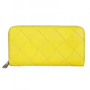 ボッテガヴェネタ BOTTEGA VENETA ラウンドファスナー 長財布 小銭入れ付き グリーン メンズ 573431 VO0BI 7124