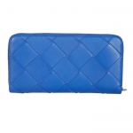 ボッテガヴェネタ BOTTEGA VENETA ラウンドファスナー 長財布 小銭入れ付き グリーン メンズ 573431 VO0BI 4248