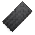 ボッテガヴェネタ BOTTEGA VENETA 二つ折り長財布 ブラック メンズ 635077 vcpq6 1205