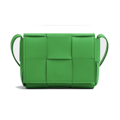 ボッテガベネタ BOTTEGA VENETA イントレチャートレザーミニバッグ ザ・カセット 666688 VMAY1 3722
