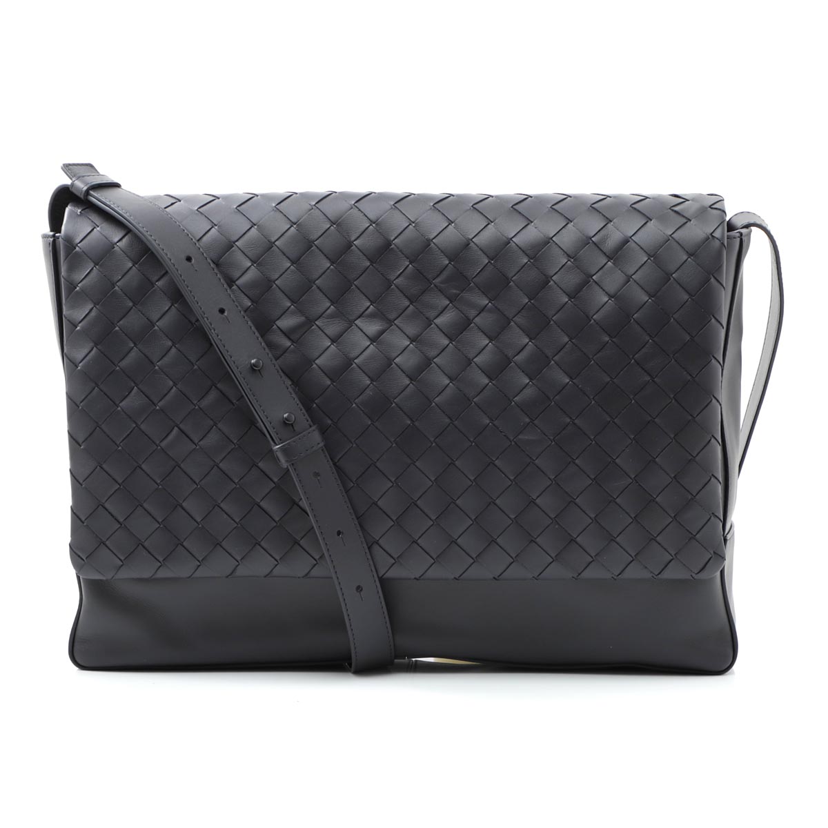 ボッテガヴェネタ BOTTEGA VENETA イントレチャート レザーショルダーバッグ  609419 VCPQ1 4202​