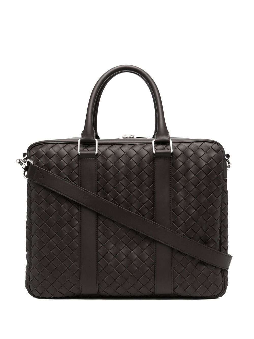 ボッテガヴェネタ Bottega Veneta イントレチャート カーフレザー ブリーフケース ビジネスバッグ 650372 V0E51 2145