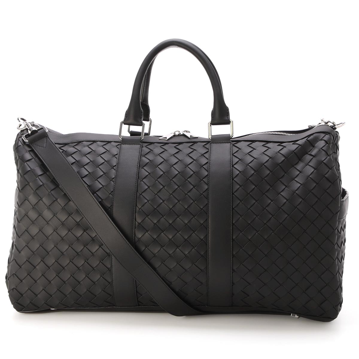 ボッテガヴェネタ BOTTEGA VENETA ボストンバッグ ダッフルバッグ ブラック メンズ 650066 v0e51 8803