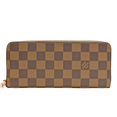 ルイ ヴィトン 財布  LOUIS VUITTON ラウンドファスナー長財布 ポルトフォイユ・クレマンス レディース ローズ・バレリーヌダミエ・エヌべキャンバス n41626
