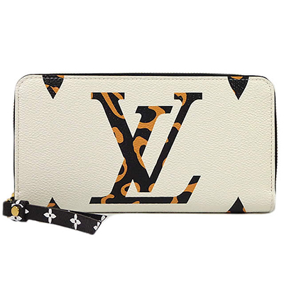 ルイ ヴィトン LOUIS VUITTON 長財布 ラウンドファスナー モノグラム キャンバス ジッピー・ウォレット Ivoire M44745