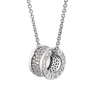 ブルガリ エレガント BVLGARI ☆B.ZERO1 ネックレス パヴェダイヤ 346167